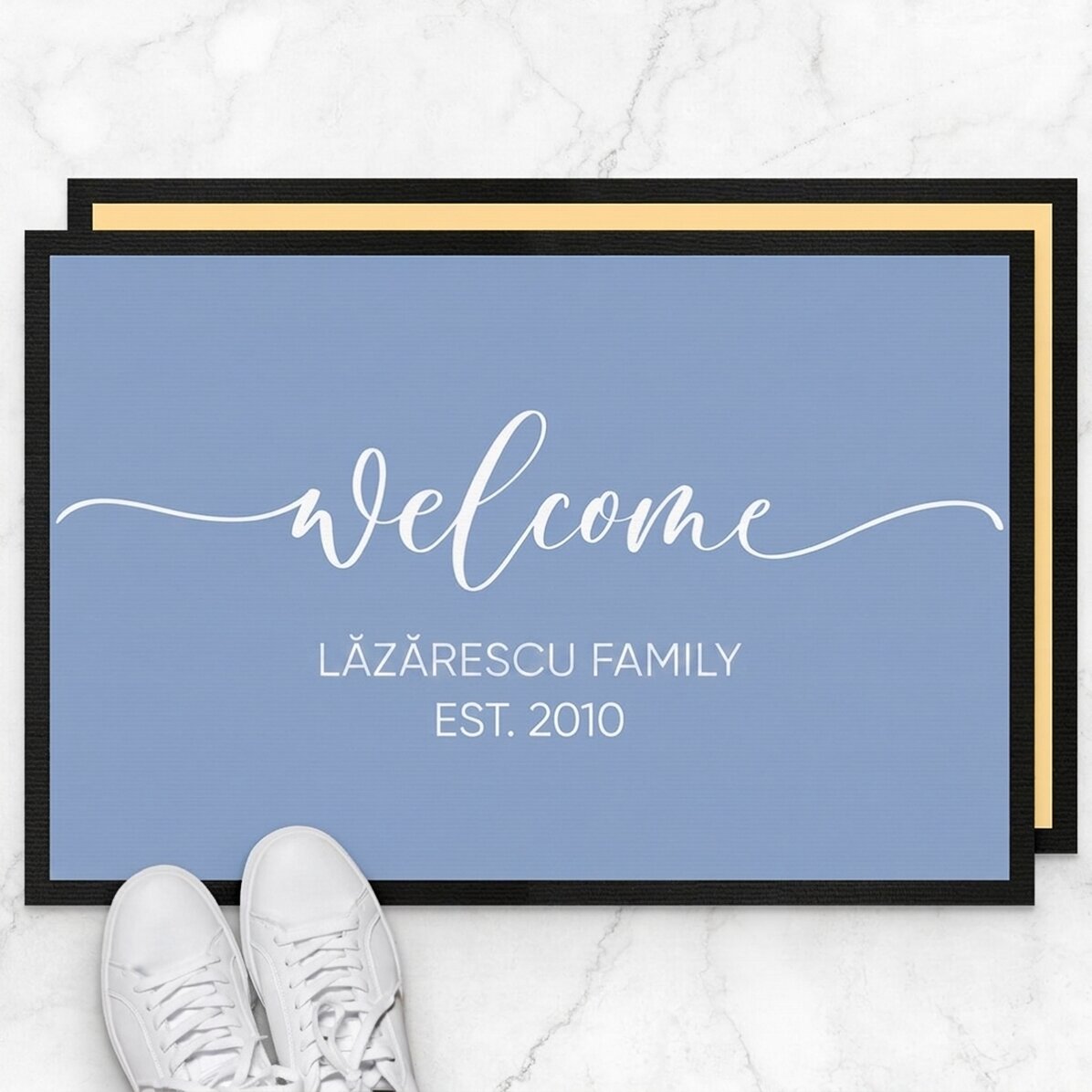 Vstupní rohožka s vlastním textem – Welcome