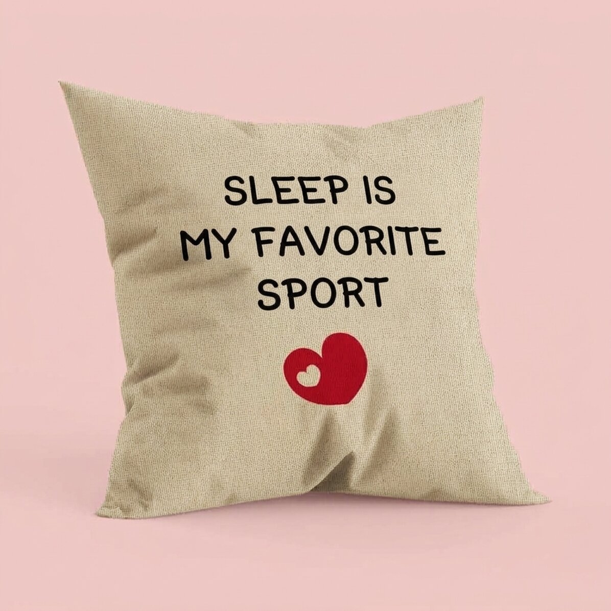 Personalizovaný polštář s nápisem – Oblíbený sport – V
