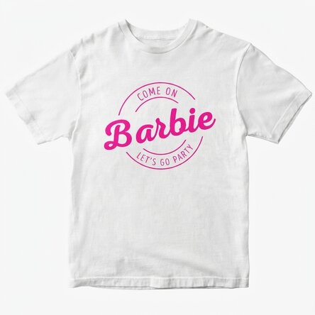 Bavlněné tričko s vlastním nápisem – Barbie