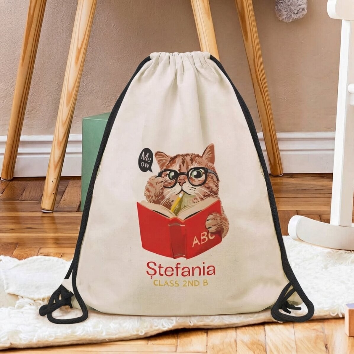 Batoh s vlastním jménem – Meow