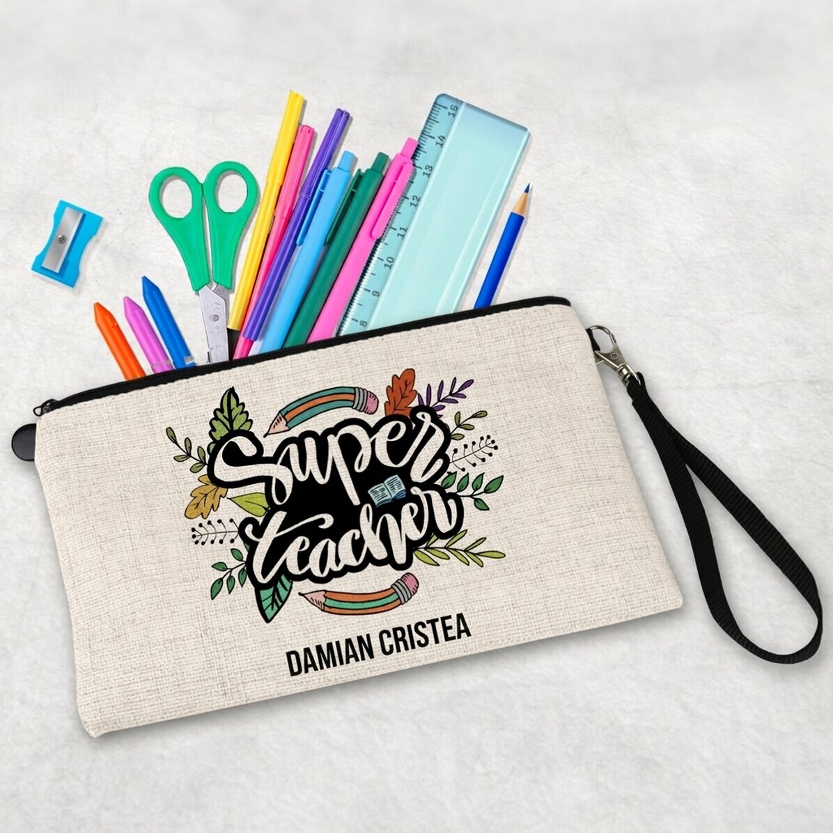 Dětská sada s vlastním textem – Super teacher