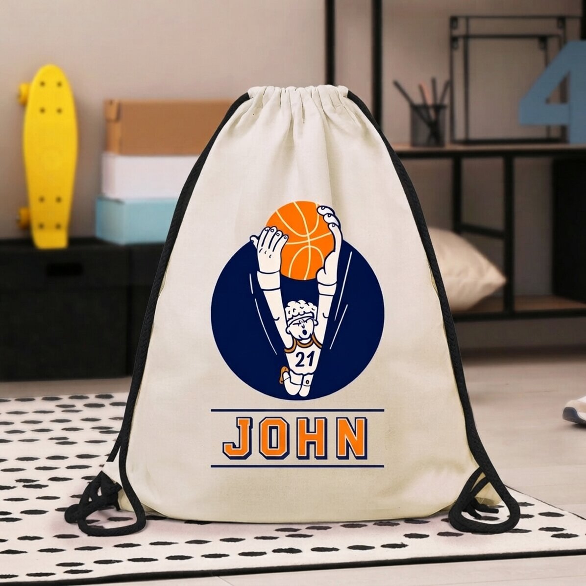 Batoh s vlastním jménem – Basketbal