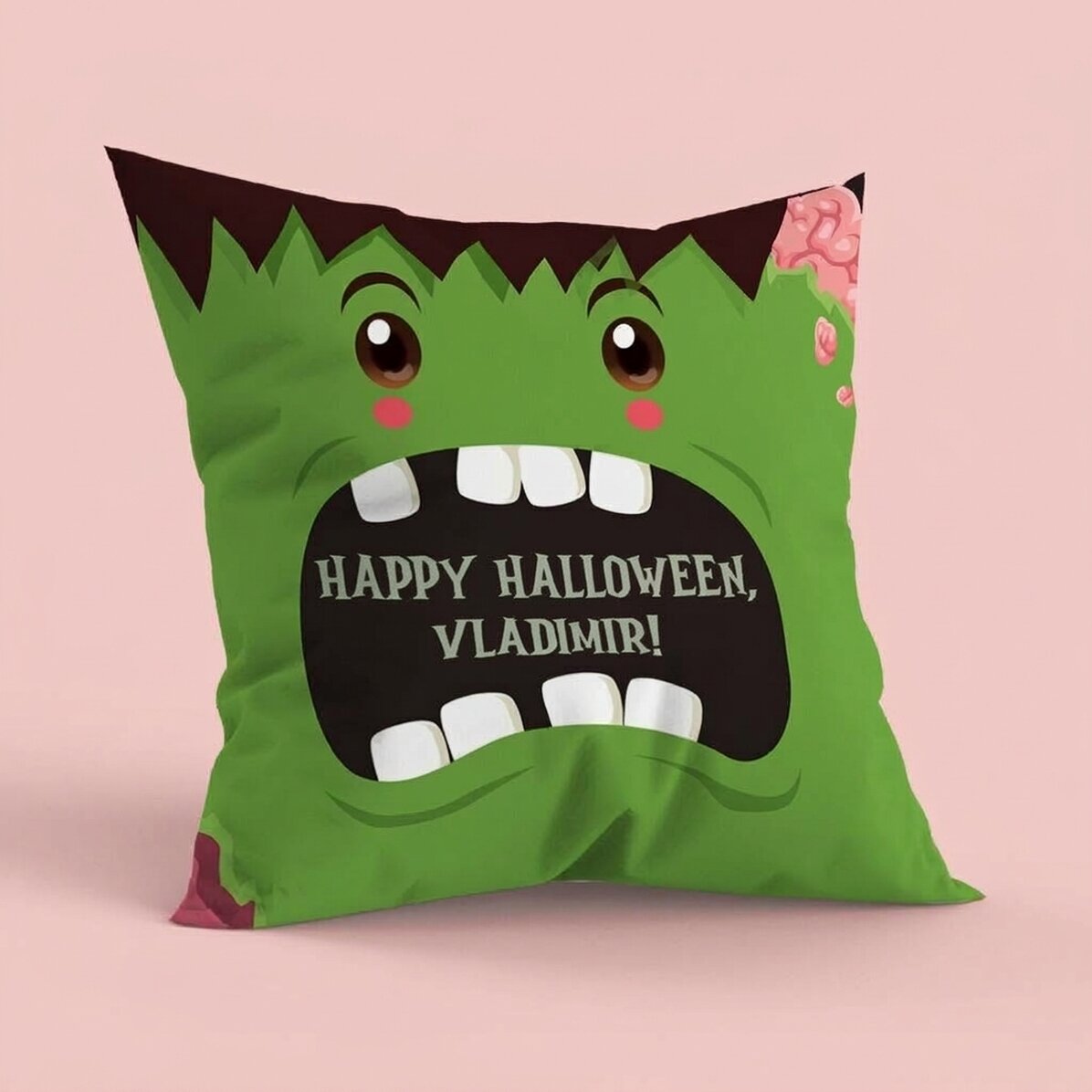 Personalizovaný polštář s nápisem, velký formát – Halloween