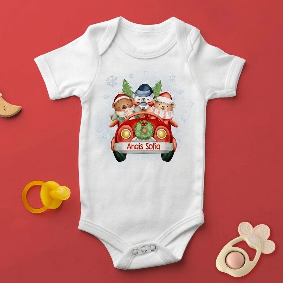 Dětské body s vlastním textem – Christmas