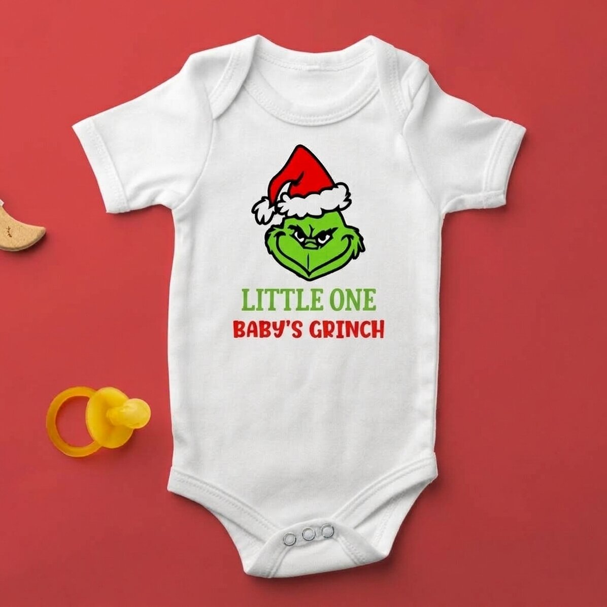 Dětské body s vlastním textem – Grinch