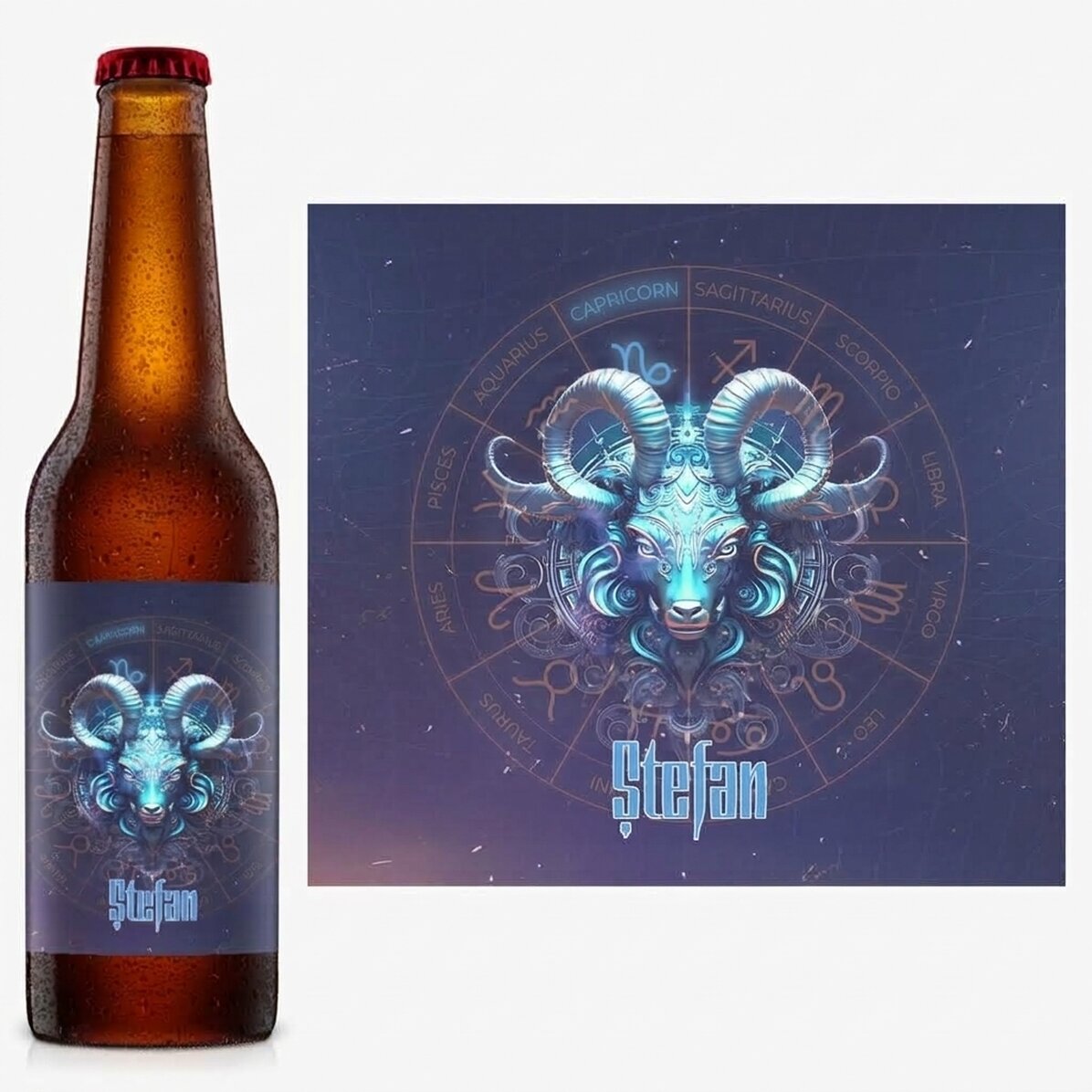 Pivo s vlastním jménem a znamením zvěrokruhu – Kozoroh