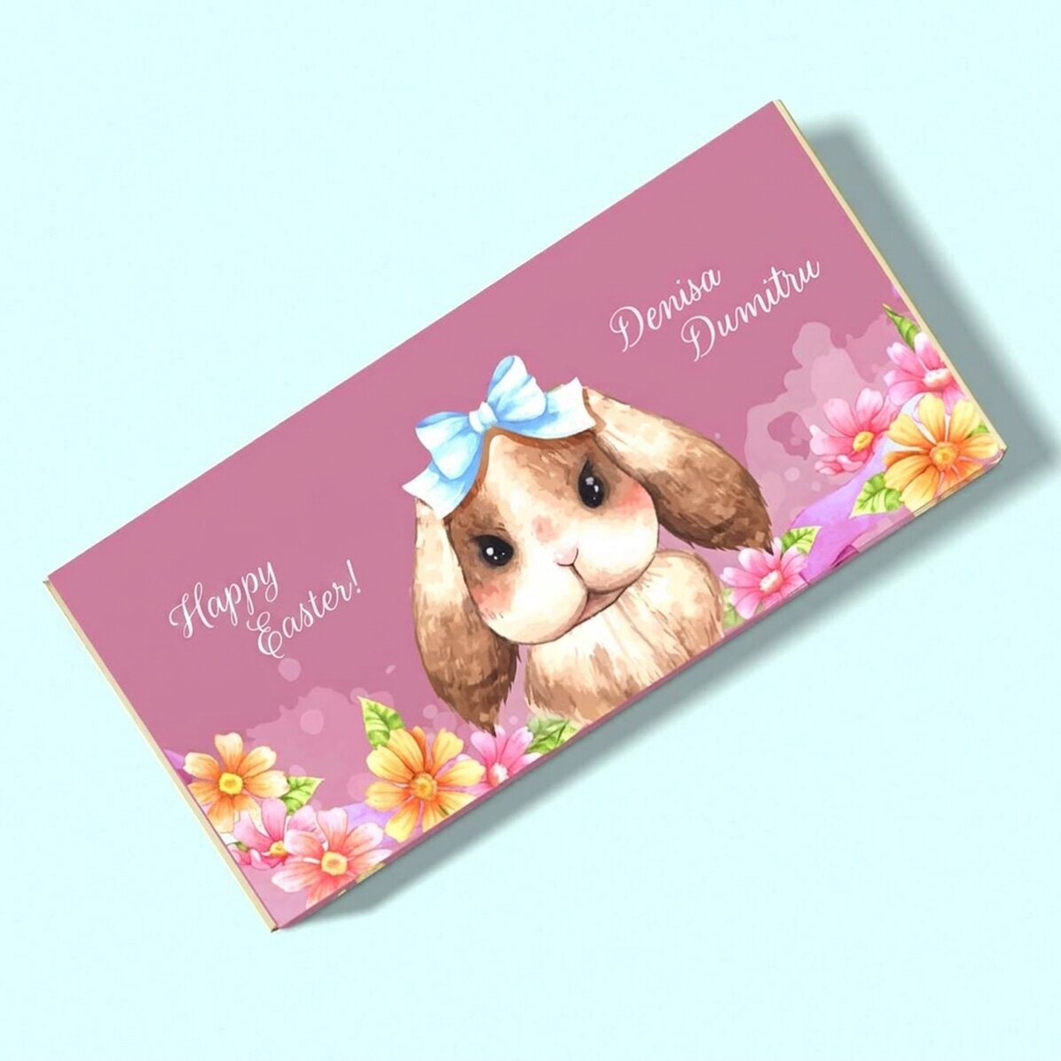 Čokoláda s vlastním textem – Cute Bunny