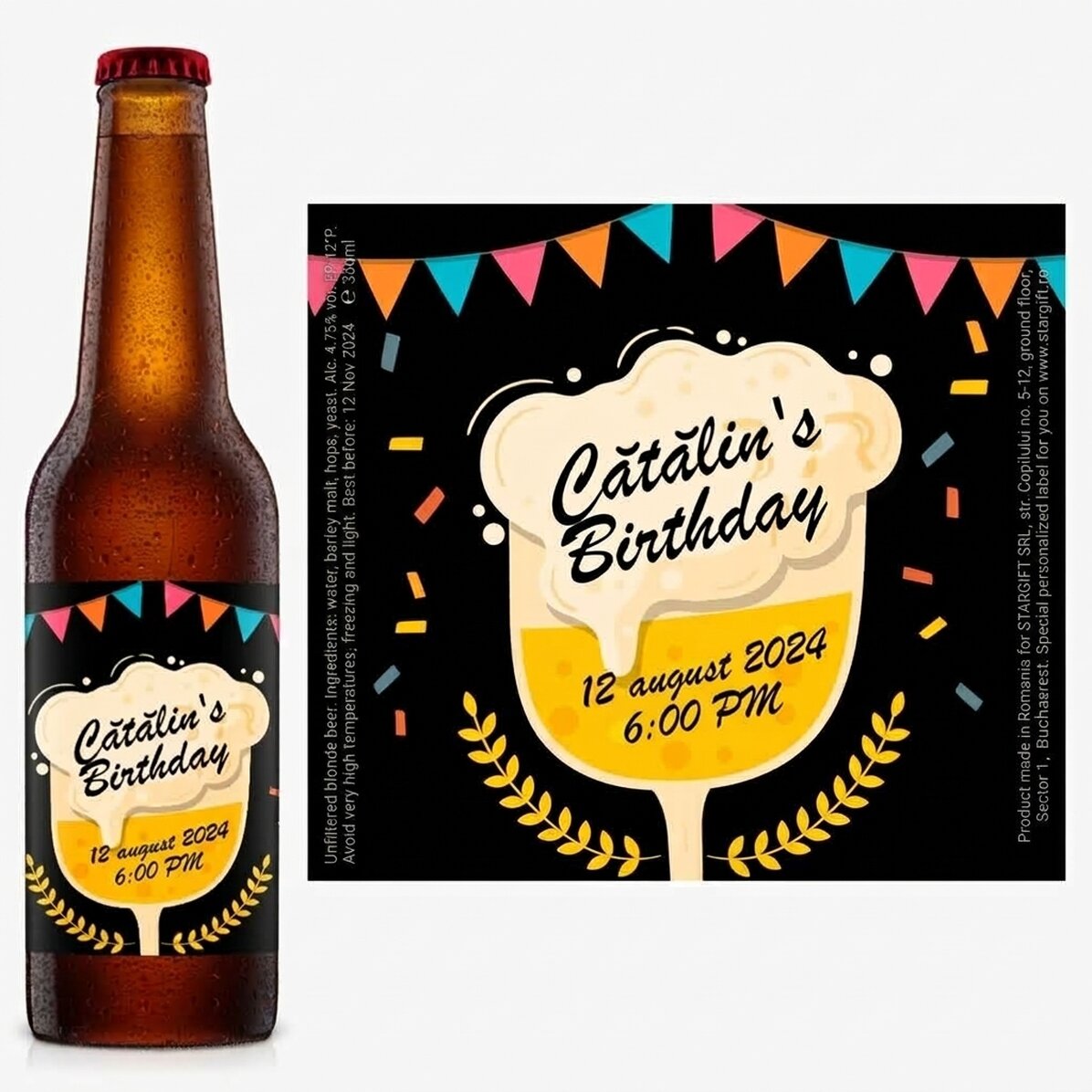 Pivo s osobním vzkazem – Pozvánka
