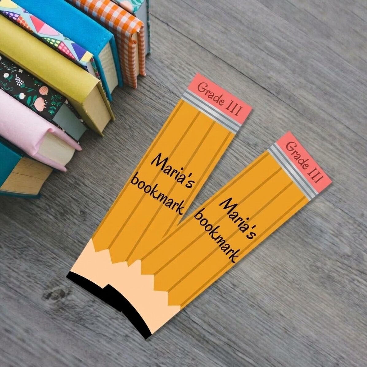 Personalizovaná záložka s textem – Tužka