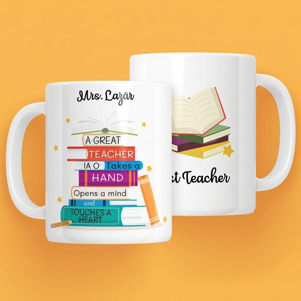 Personalizovaný hrnek s vzkazem – Books