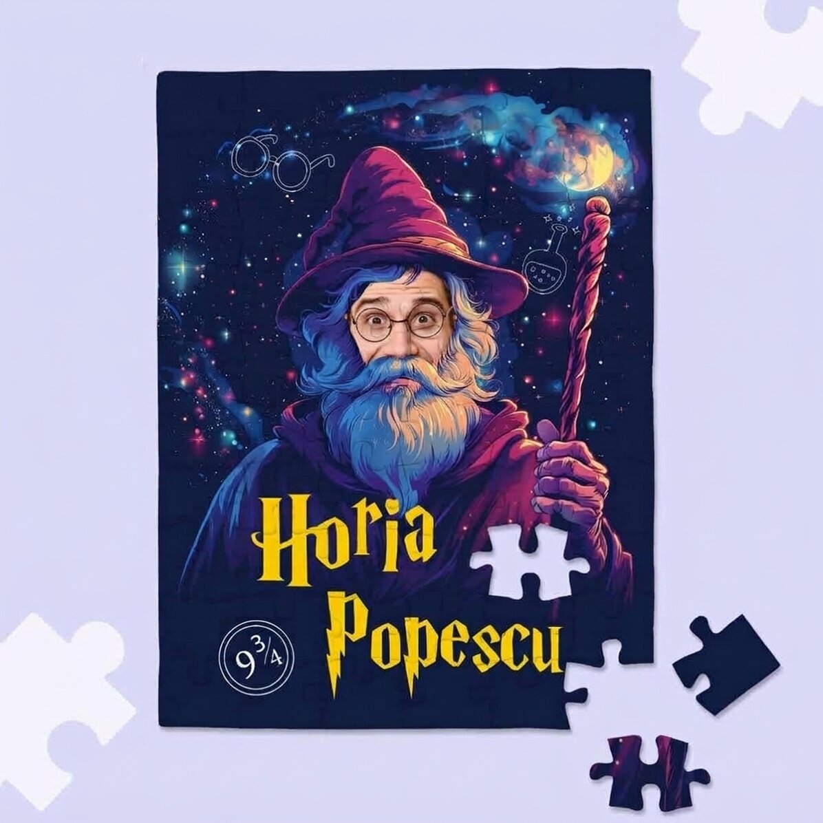 Personalizovaná skládačka s fotografií a textem – Wizard