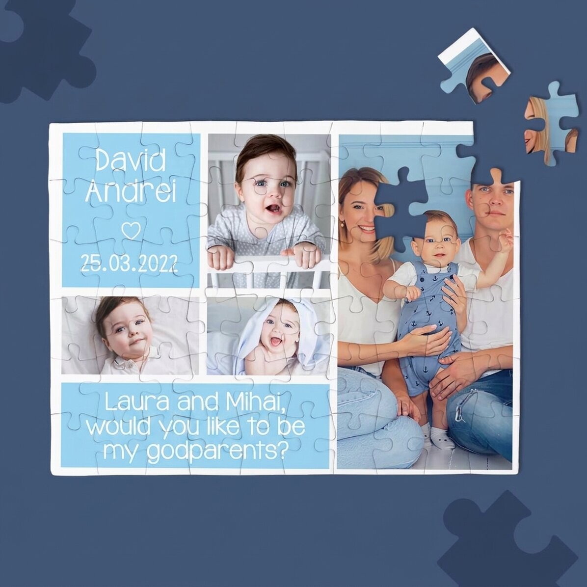 Personalizované puzzle s fotografiemi a textem – Pro vaše blízké