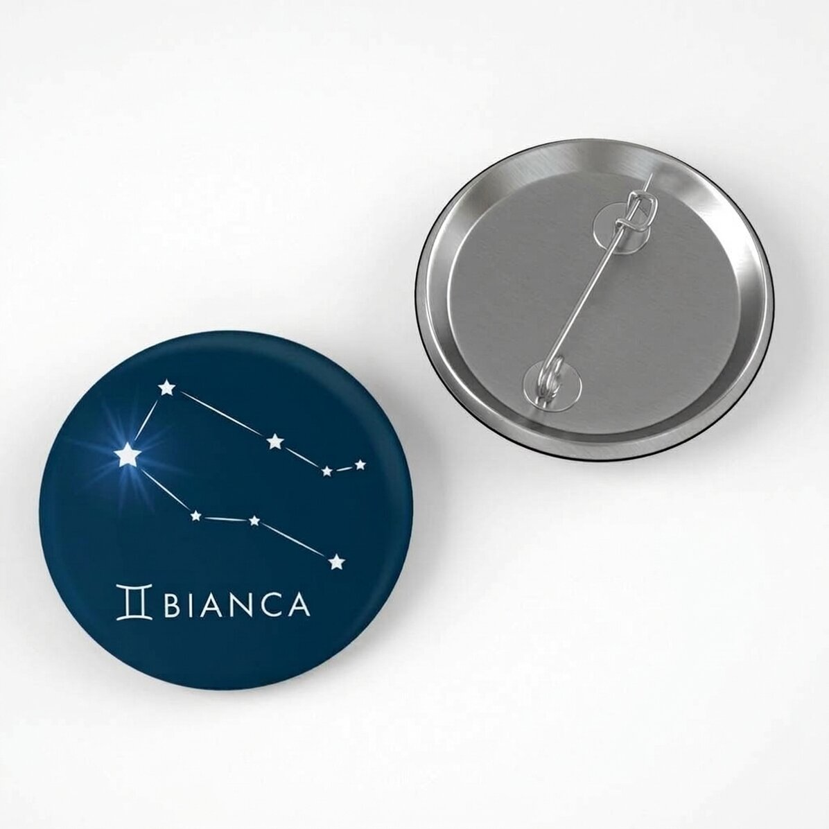 Personalizovaná placka se jménem – znamení Blíženci