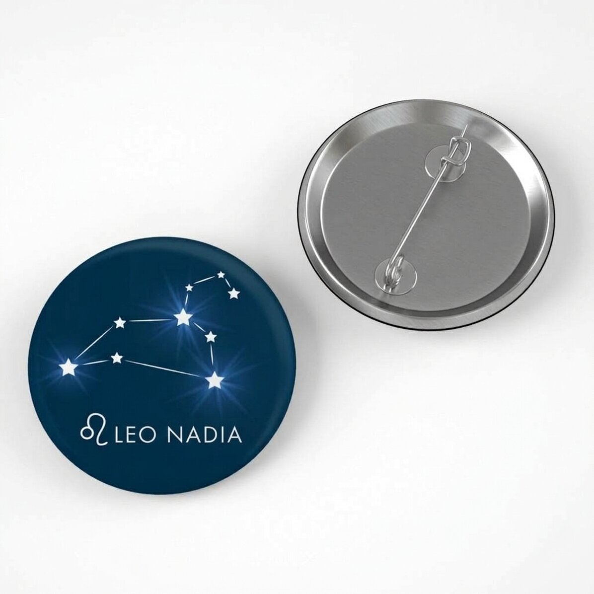 Personalizovaná placka se jménem – znamení Lva