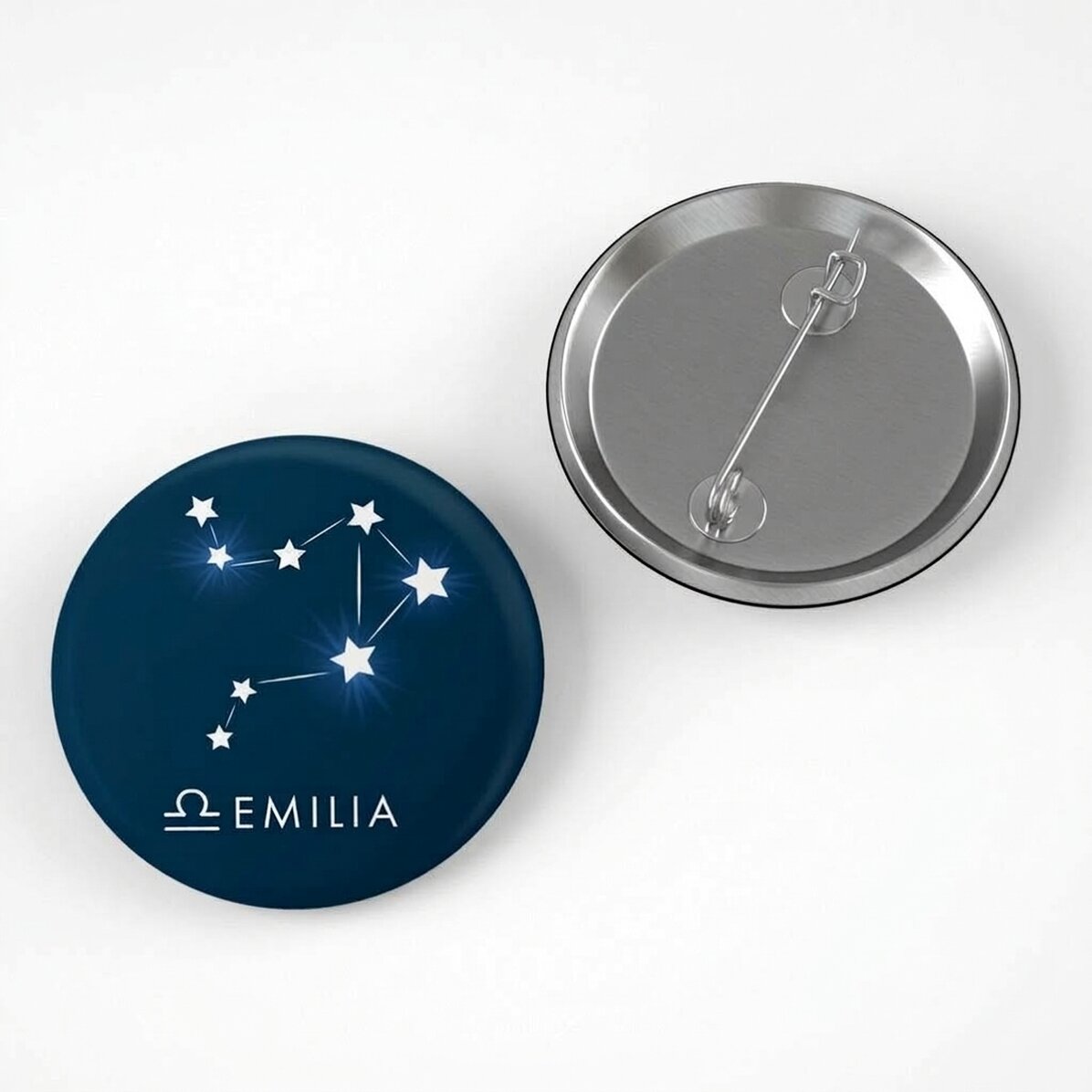 Personalizovaná placka se jménem – znamení Vah