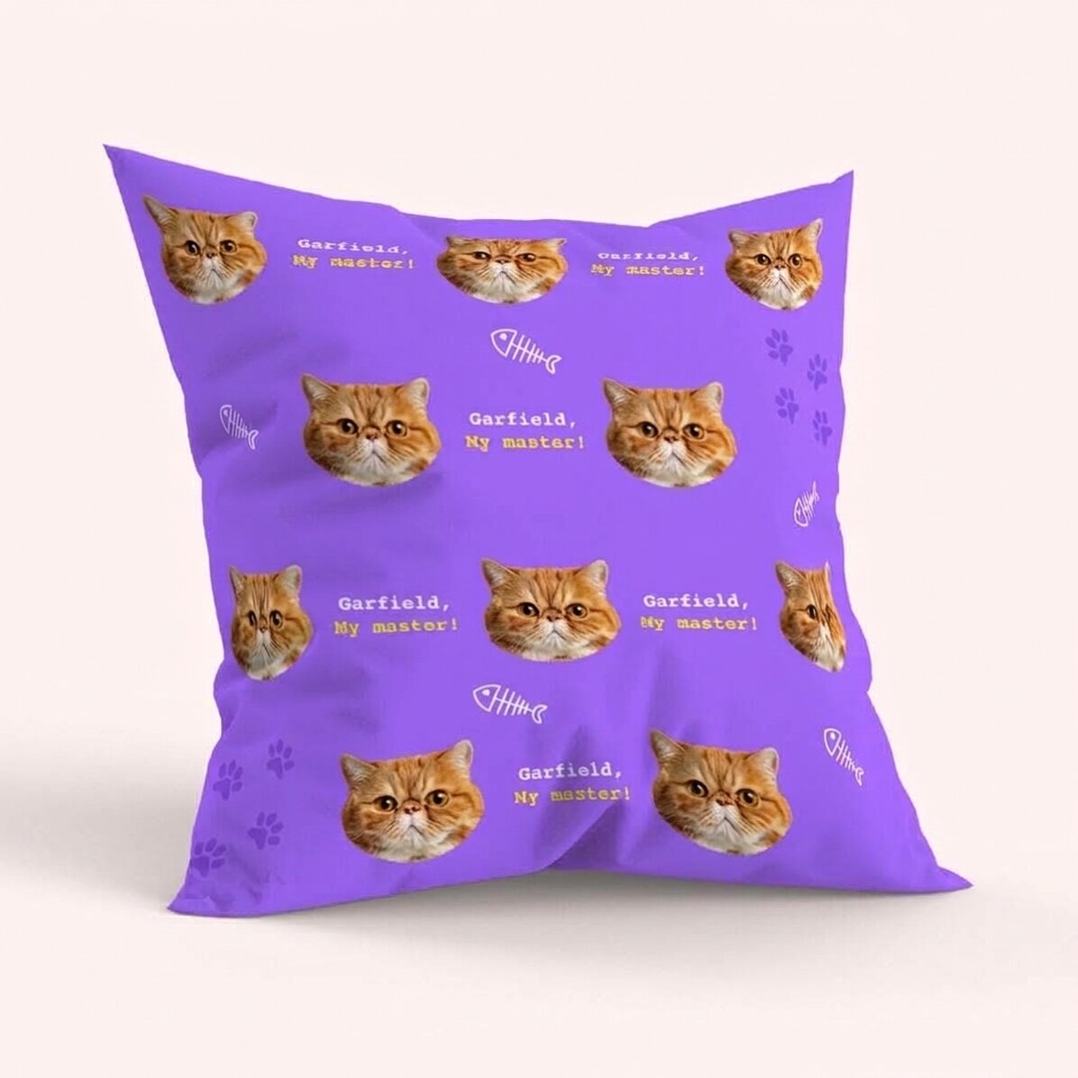 Personalizovaný polštář s 10 fotografiemi na obou stranách – Cat