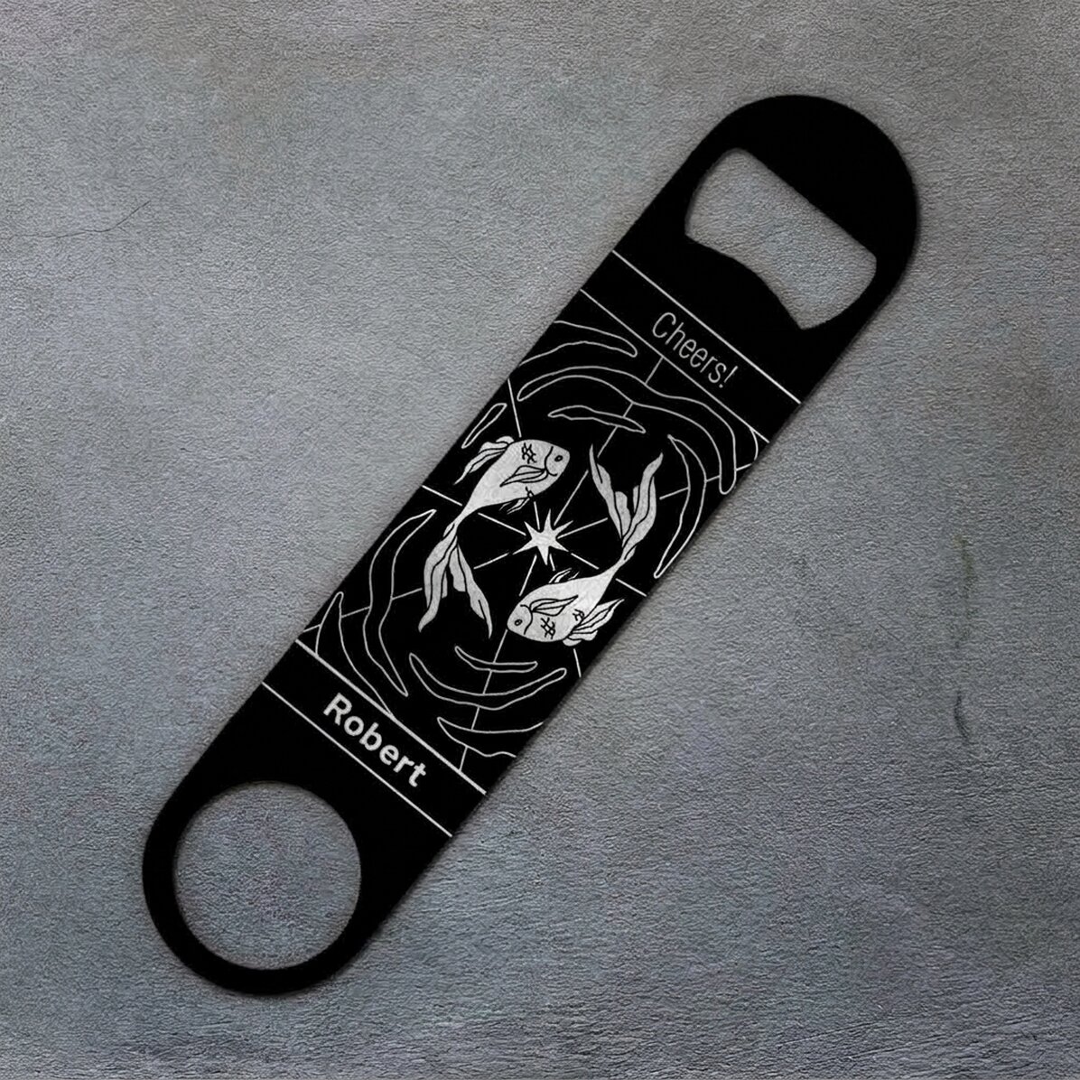 Personalizovaný otvírák na pivo s nápisem – Znamení Ryb