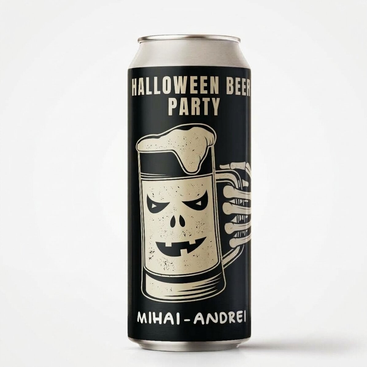 Pivo v plechovce s vlastním textem – Halloween Beer Party