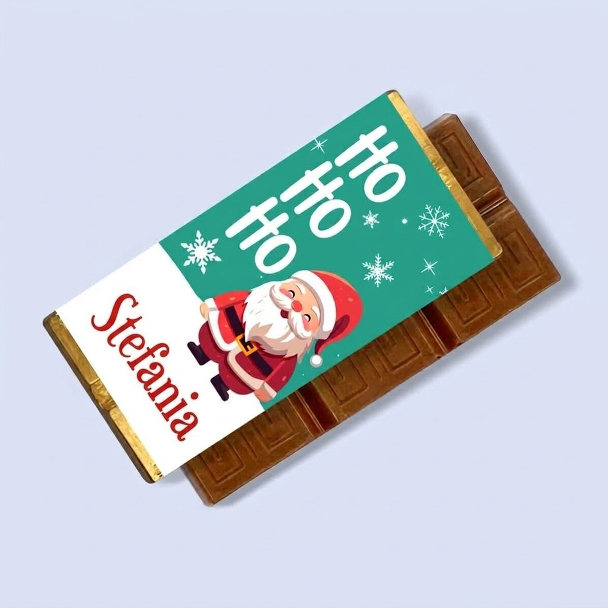Mini čokoládová tabulka s vlastním jménem – Ho ho ho