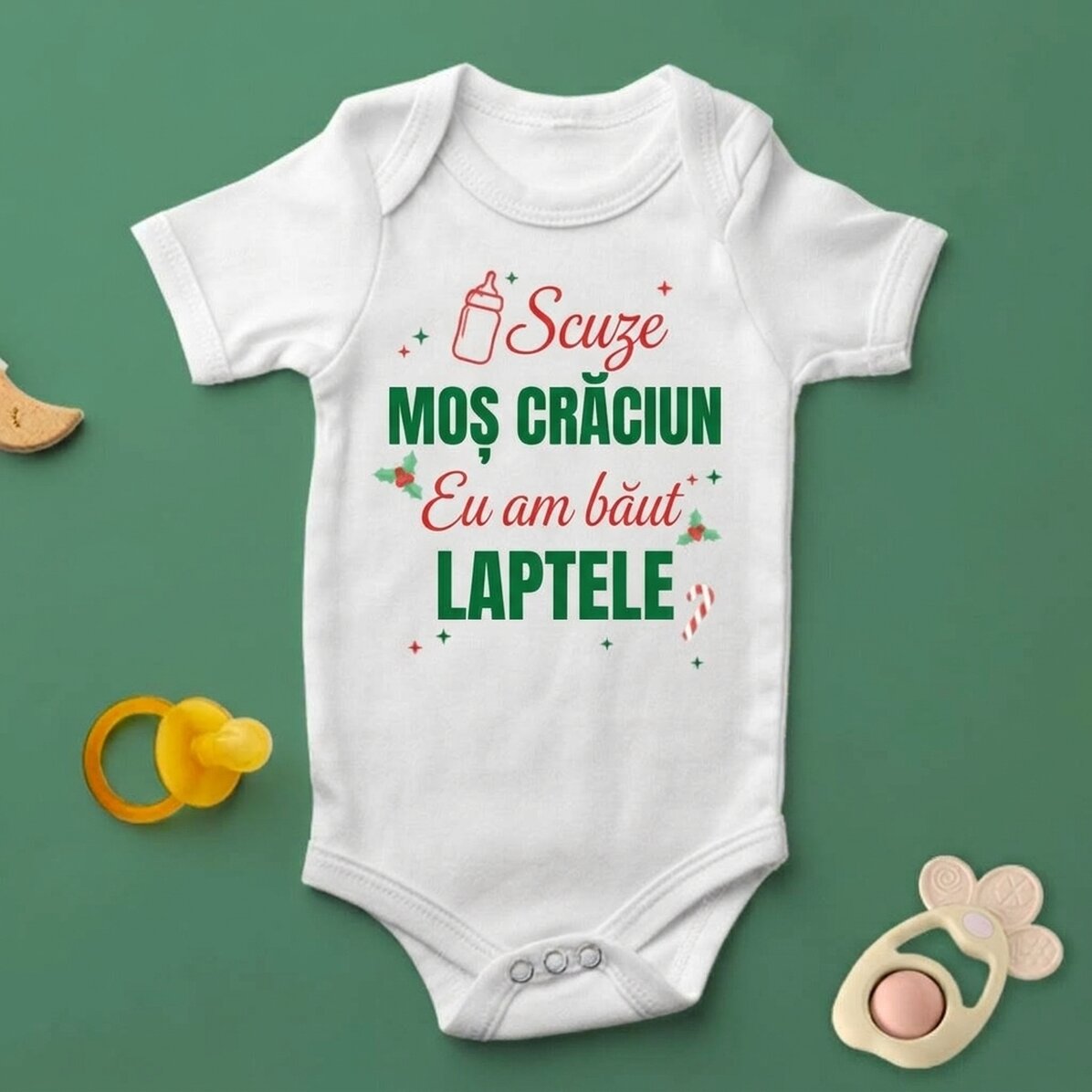Dětské body s vlastním textem – Sorry Santa
