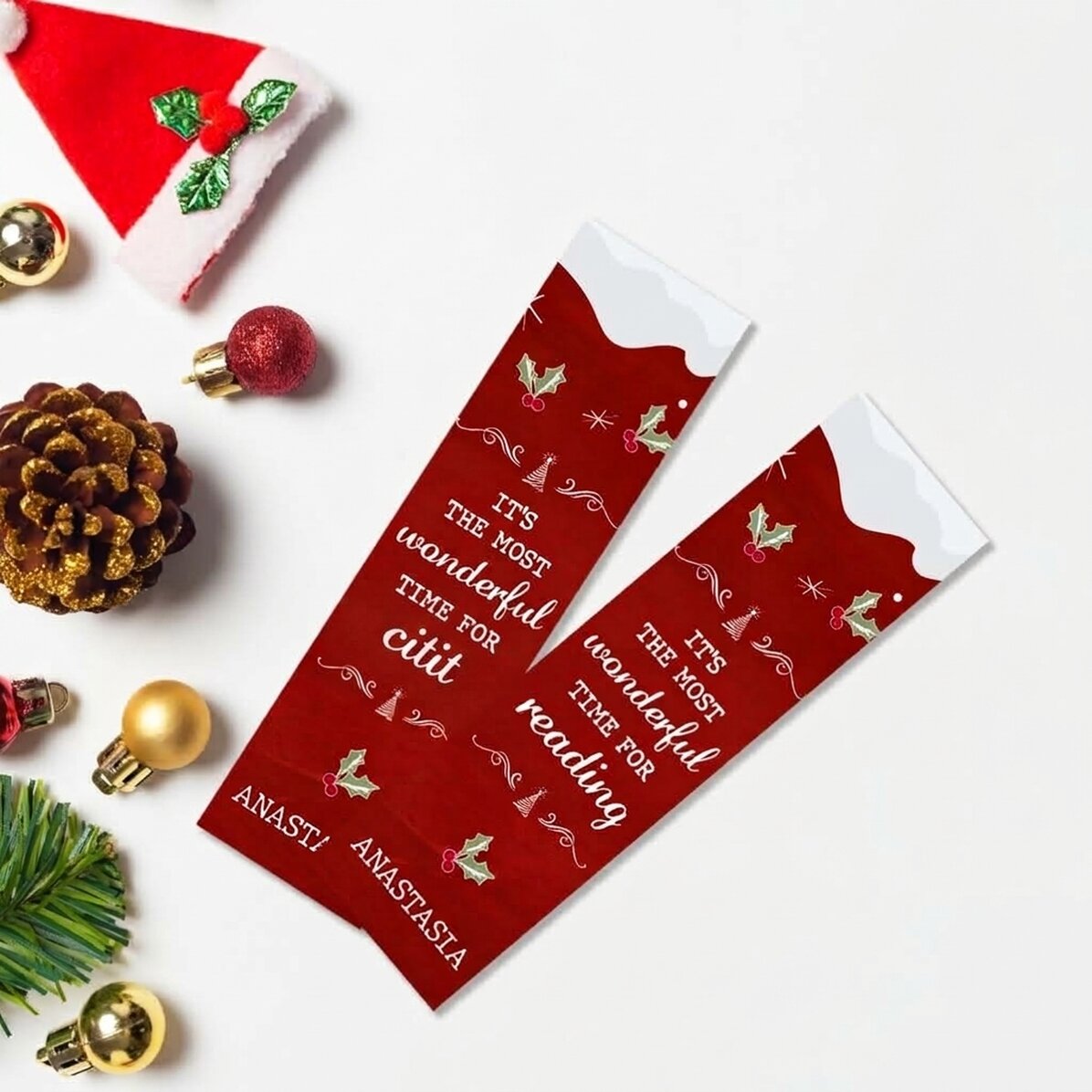 Personalizovaná záložka s textem – Most wonderful time