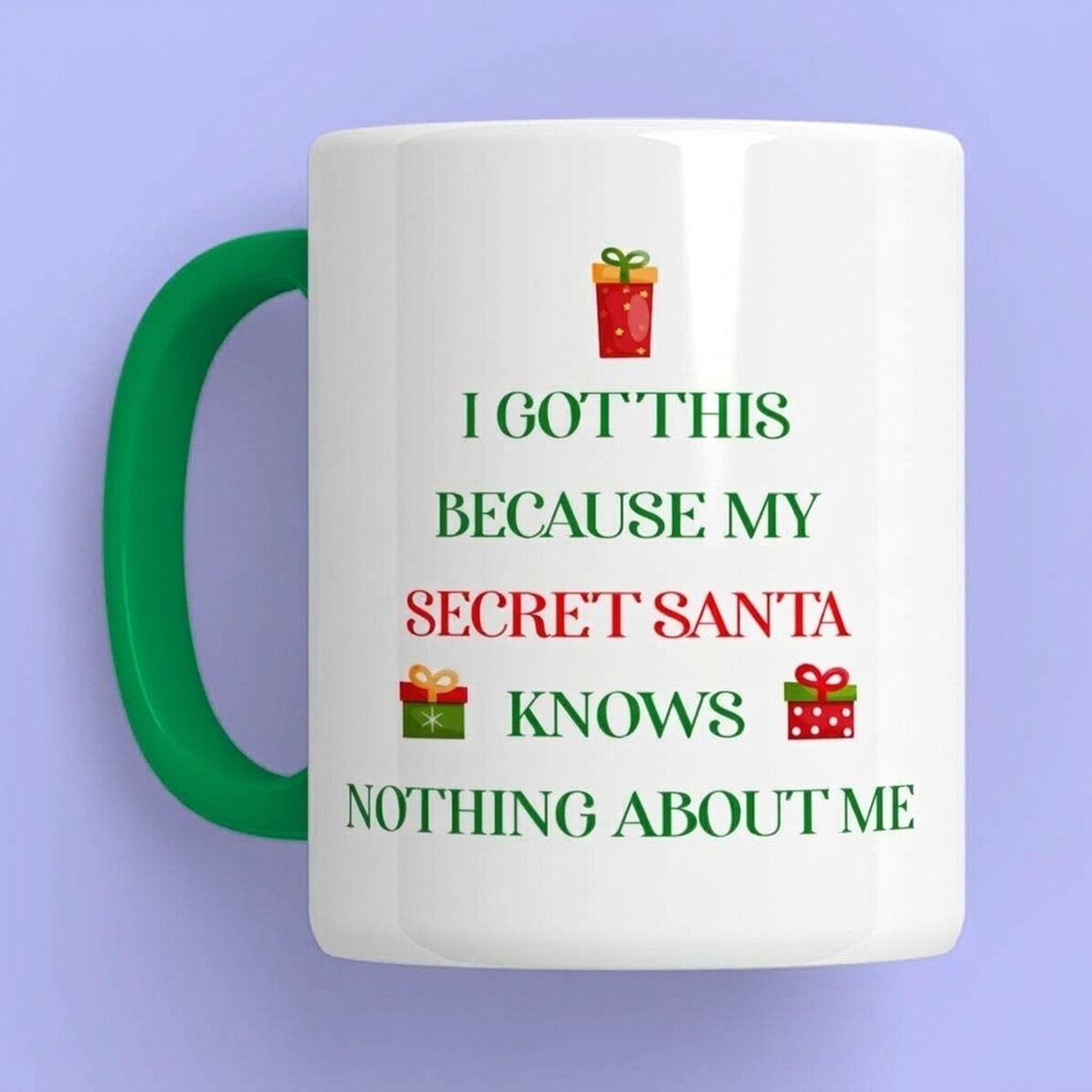 Personalizovaný hrnek s nápisem – Secret Santa