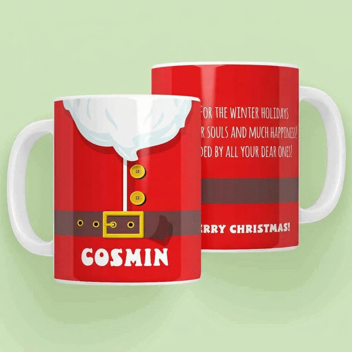 Hrnek s osobním vzkazem – Santa Clausův hrnek