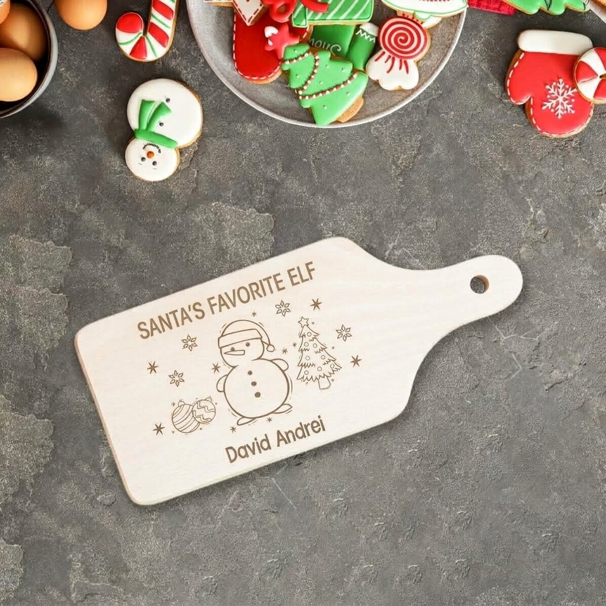 Osobní mini prkénko – Santův oblíbený skřítek