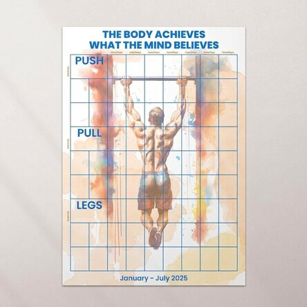 Personalised poster - Workout plan