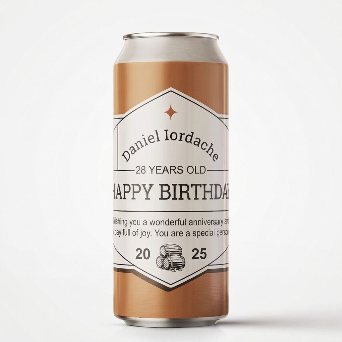 Pivo v plechovce s vlastním textem – Classic beer