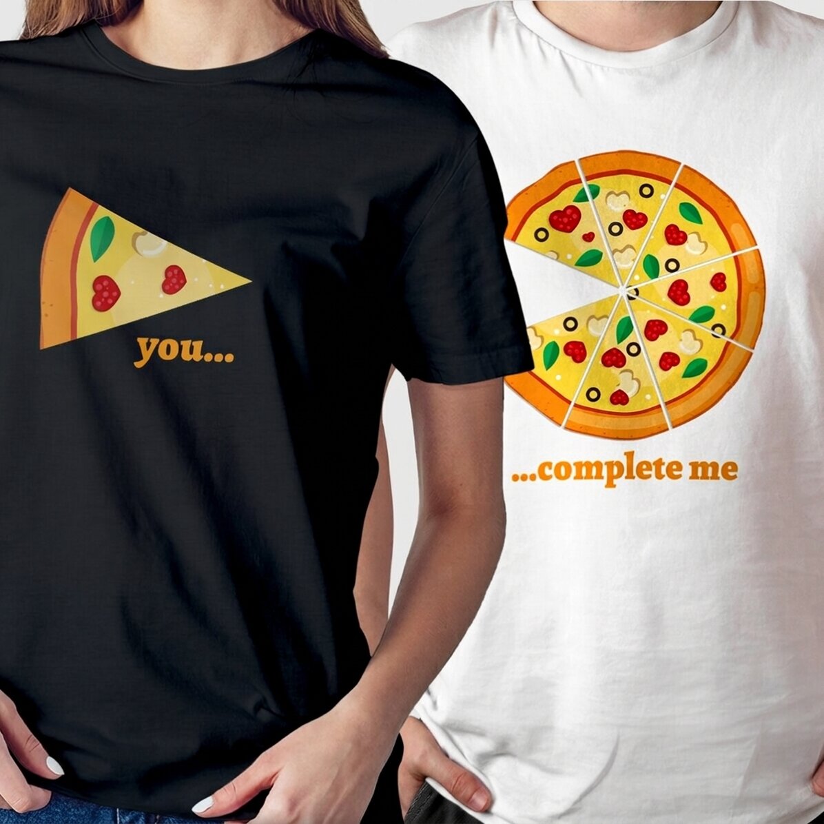 Bavlněné tričko s vlastním nápisem – Pizza
