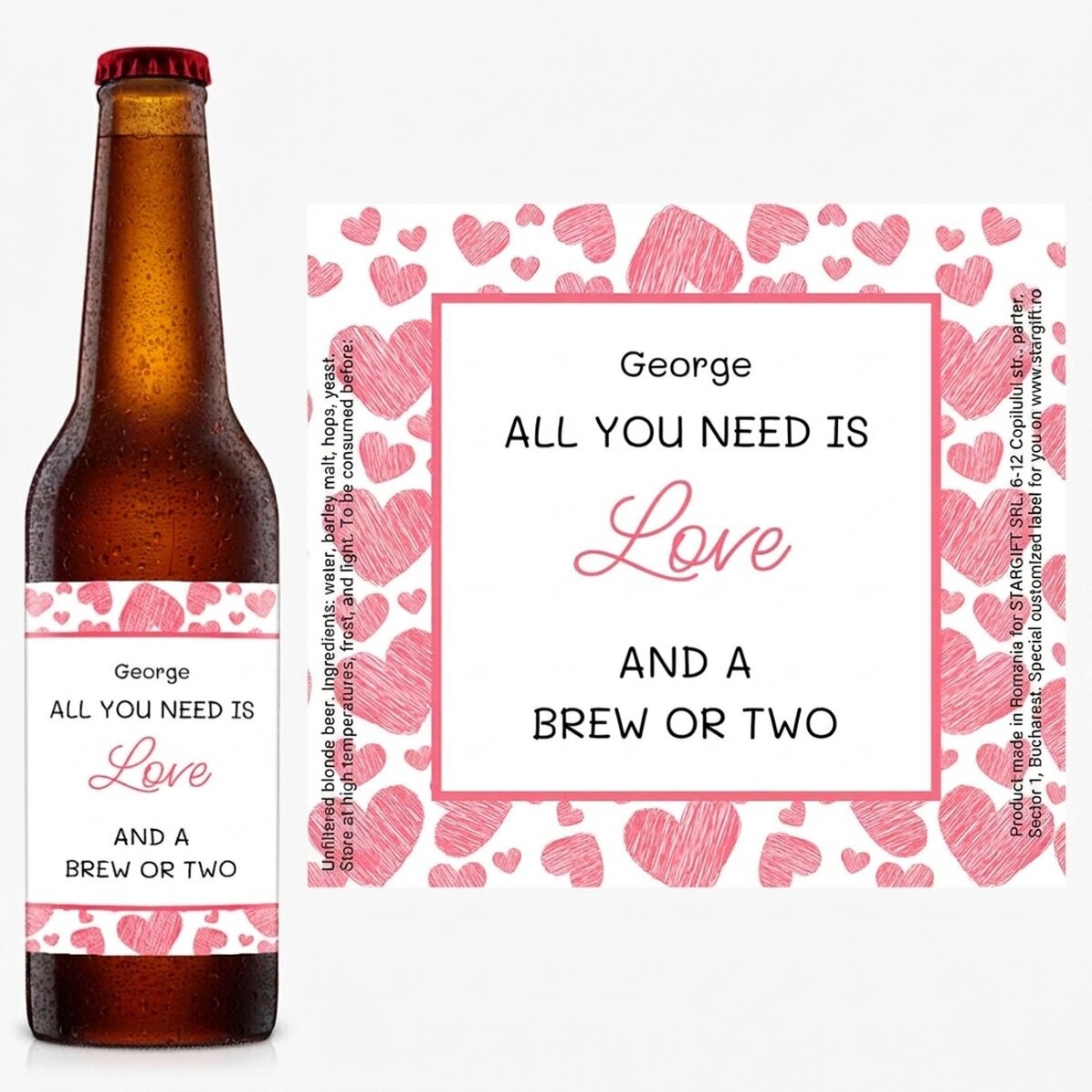 Pivo s vlastním textem – All you need