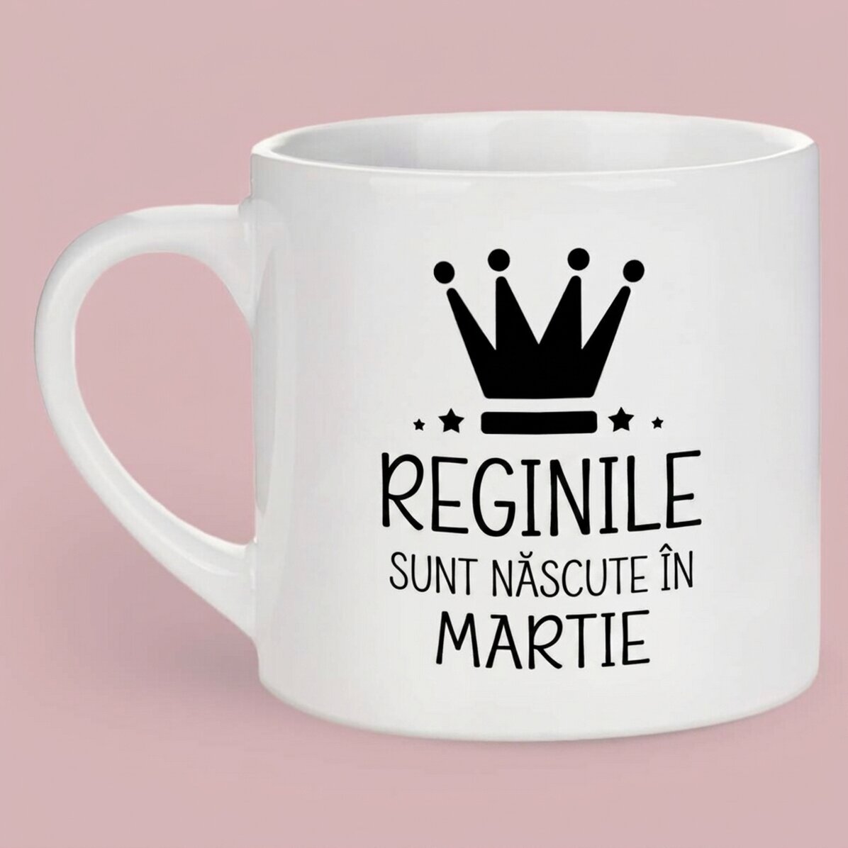 Personalizovaná šálka na espresso s nápisem – Queens