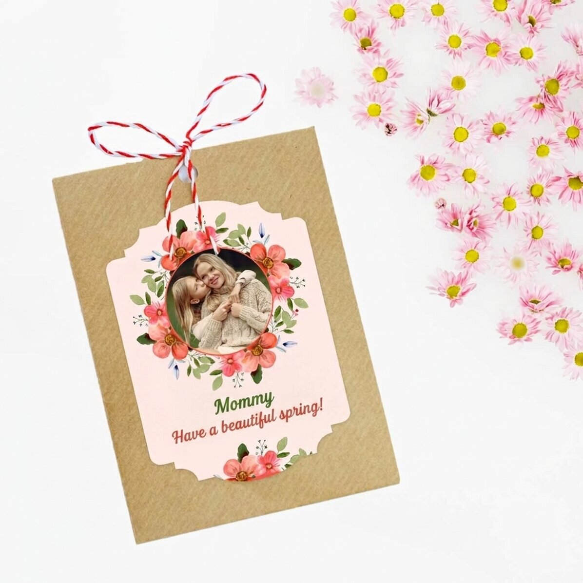 Personalizovaný Martisor k zasazení s fotografií a vzkazem – Krásné jaro!