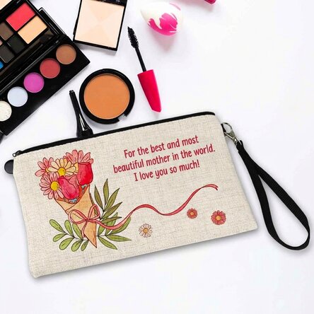 Personalizovaná sada na líčení s nápisem – Flowers