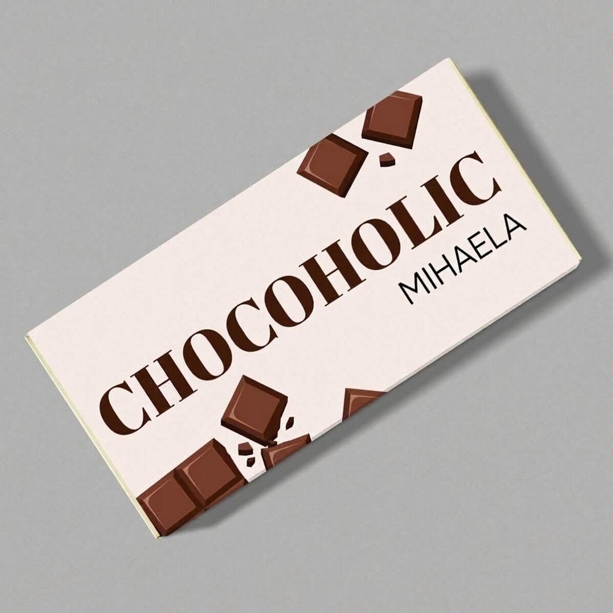 Čokoláda s vlastním textem – Chocoholic