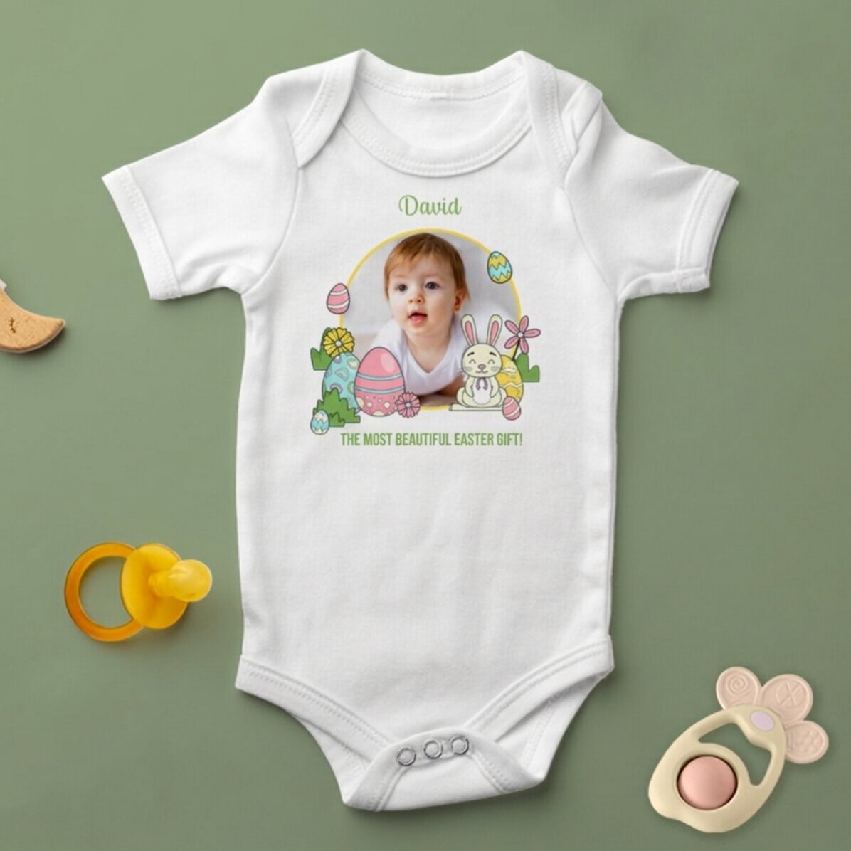 Dětské body s vlastní fotografií a textem – Velikost