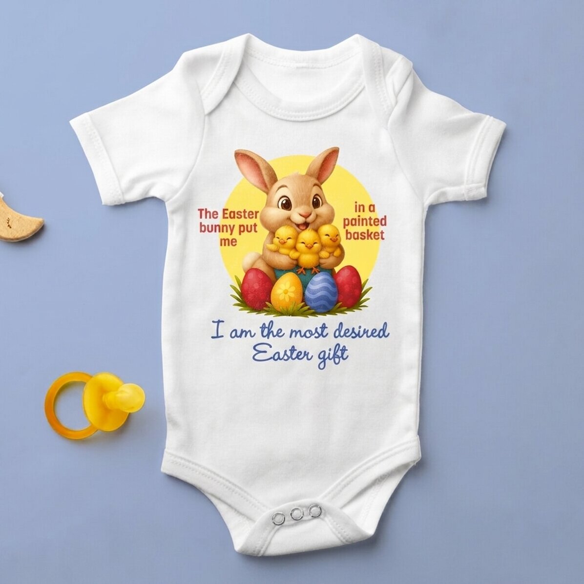 Dětské body s vlastním textem – velikonoční dárek