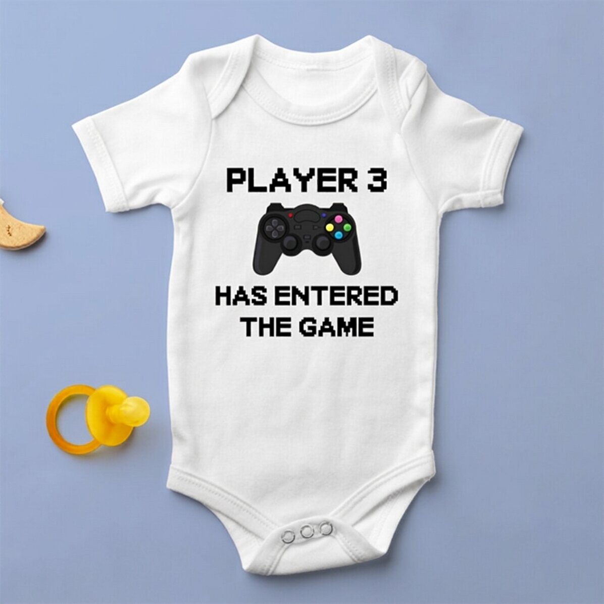 Dětské body s vlastním textem – Player