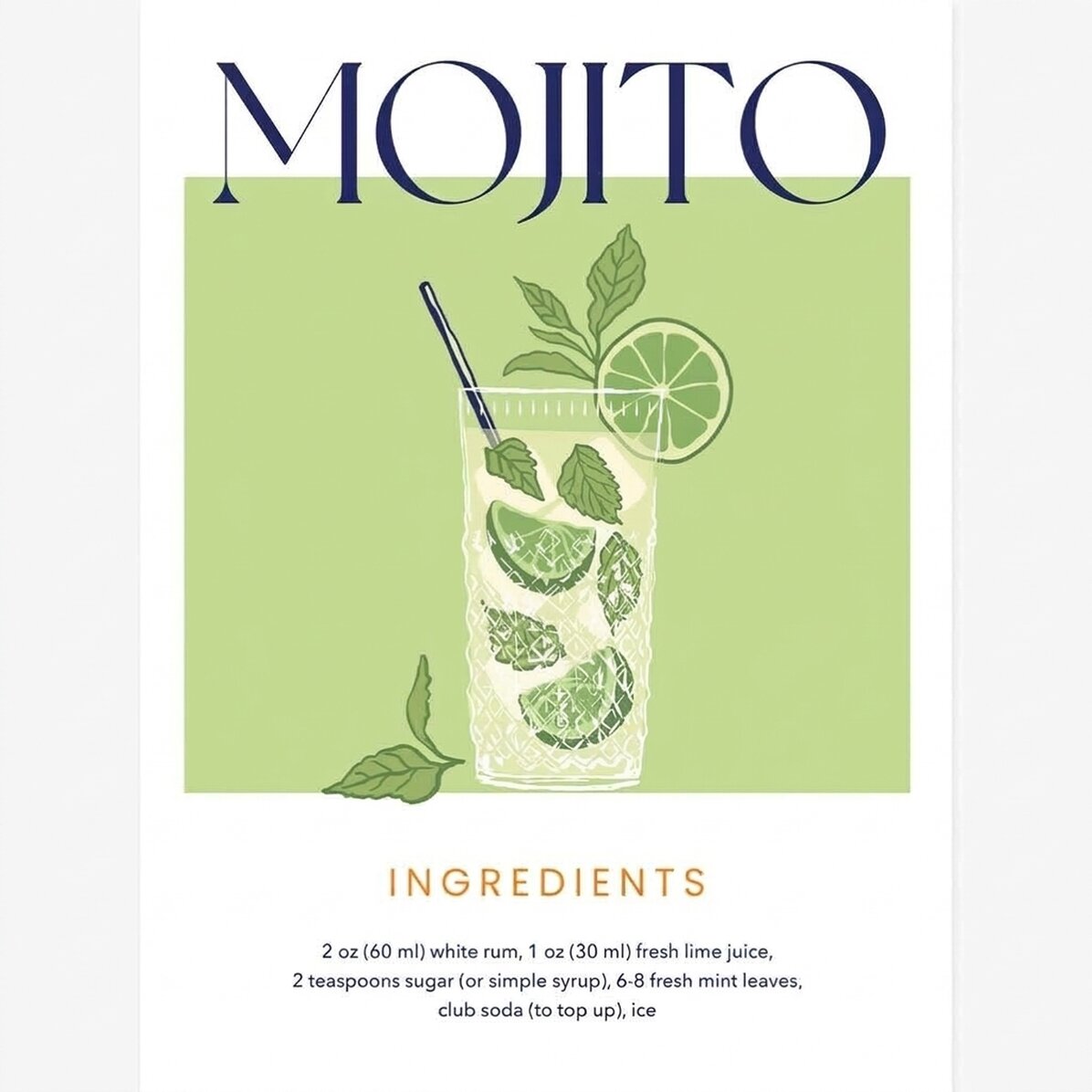 Plakát Mojito