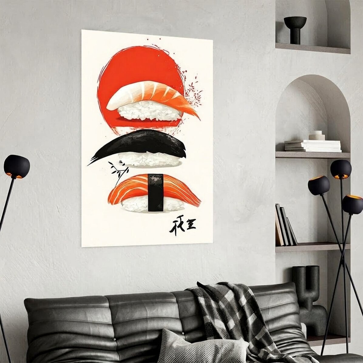 Plakát „Sushi art“