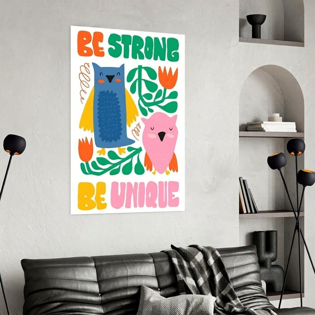 Plakát „Strong & unique“