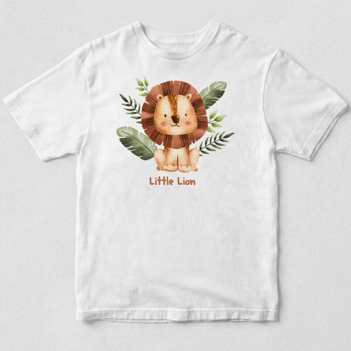 Dětské tričko z bavlny s vlastním potiskem – Little Lion