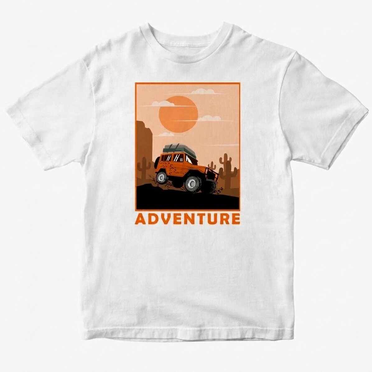 Dětské tričko z bavlny s vlastním potiskem – Adventure
