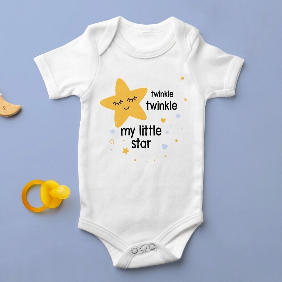Dětské body s vlastním textem – Little star