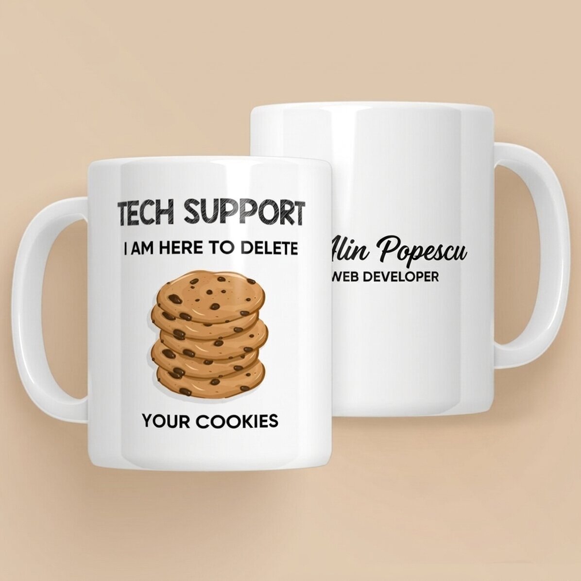 Personalizovaný hrnek s nápisem – Cookies (programátor)