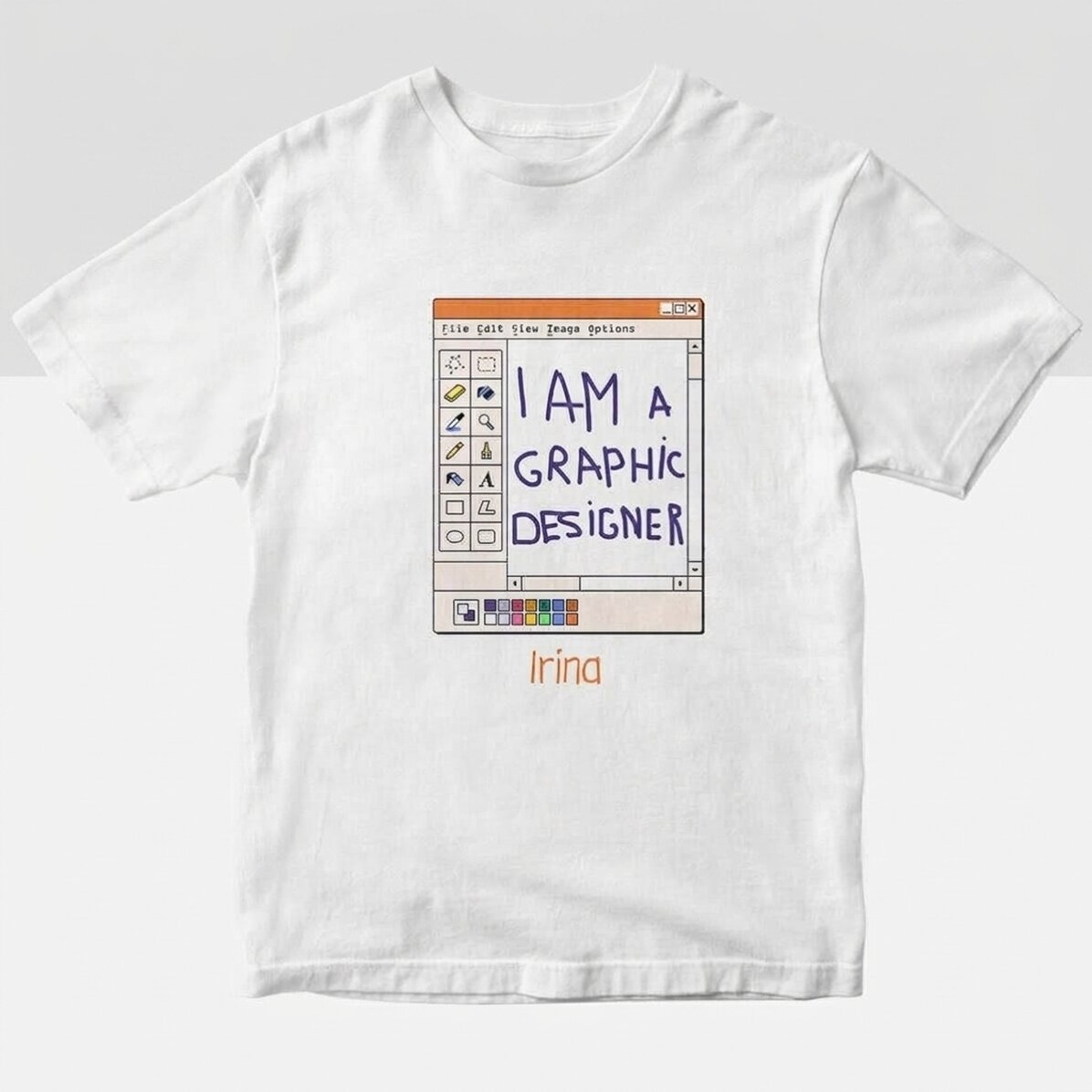 Bavlněné tričko s vlastním jménem – Graphic Designer