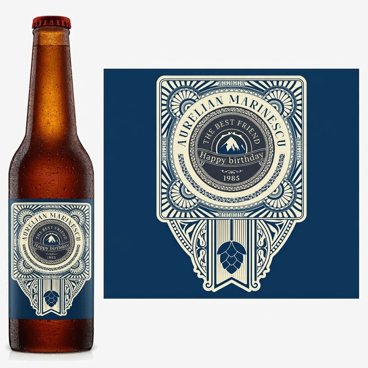 Pivo s vlastním vzkazem – Vintage Hop