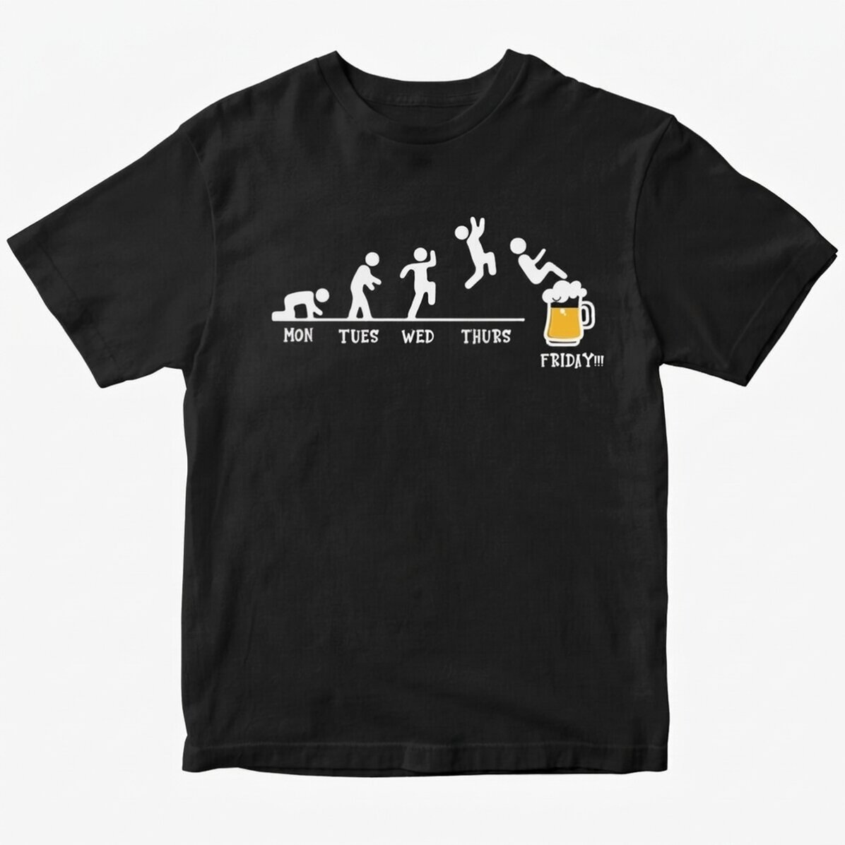Tričko z bavlny s vlastním potiskem – Beer Time
