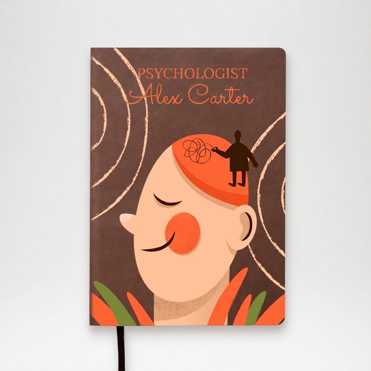 Personalizovaný diář s textem – Diář psychologa